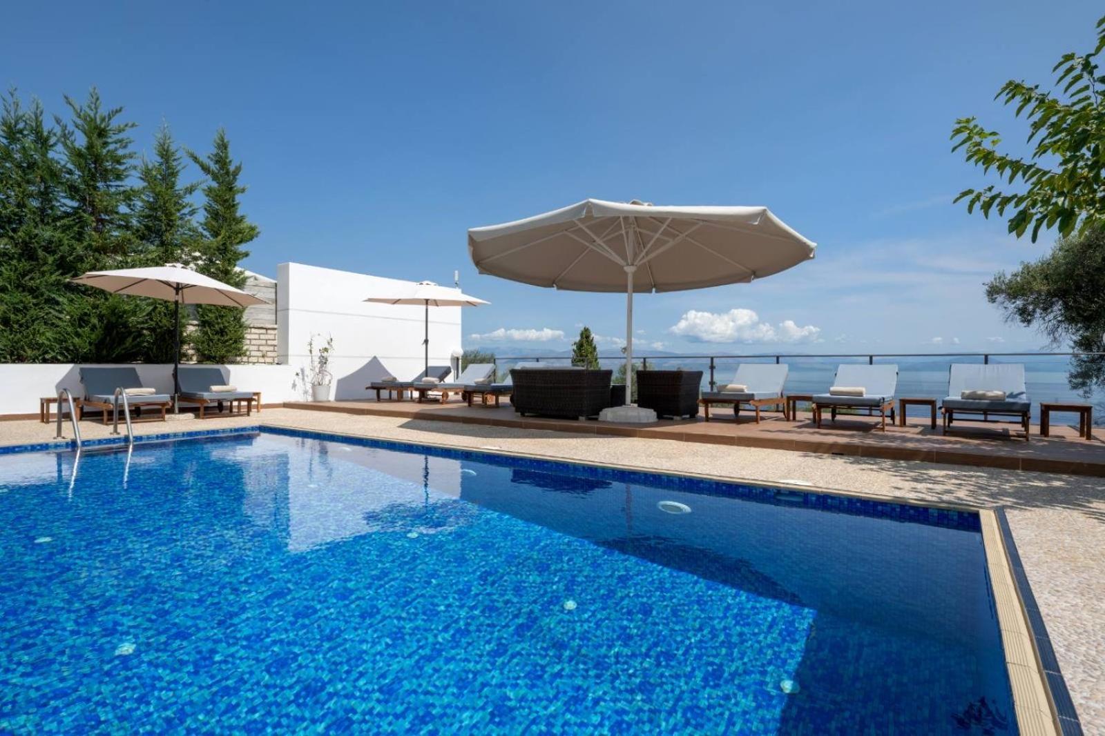 Luxury Villa Alexandros Corfu 帕拉马 外观 照片